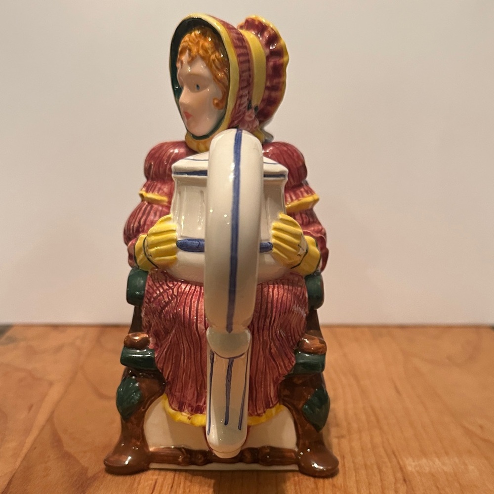 Vintage Dept 56 two sisters tea/coffee pot with four cups - Picture 3 of 16